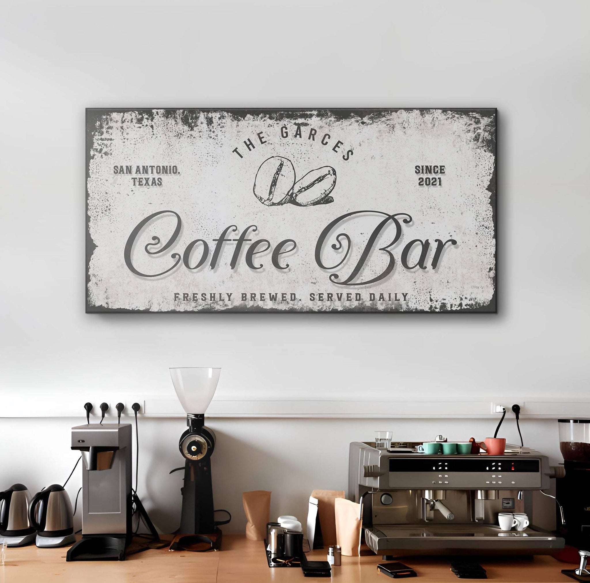 Coffee Bar Sign IV - Tailored Canvases - Flyclothing LLC