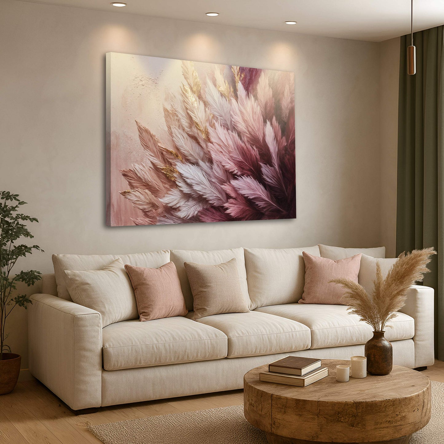 Feather Symphony Wall Art - Tailored Canvases - Flyclothing LLC