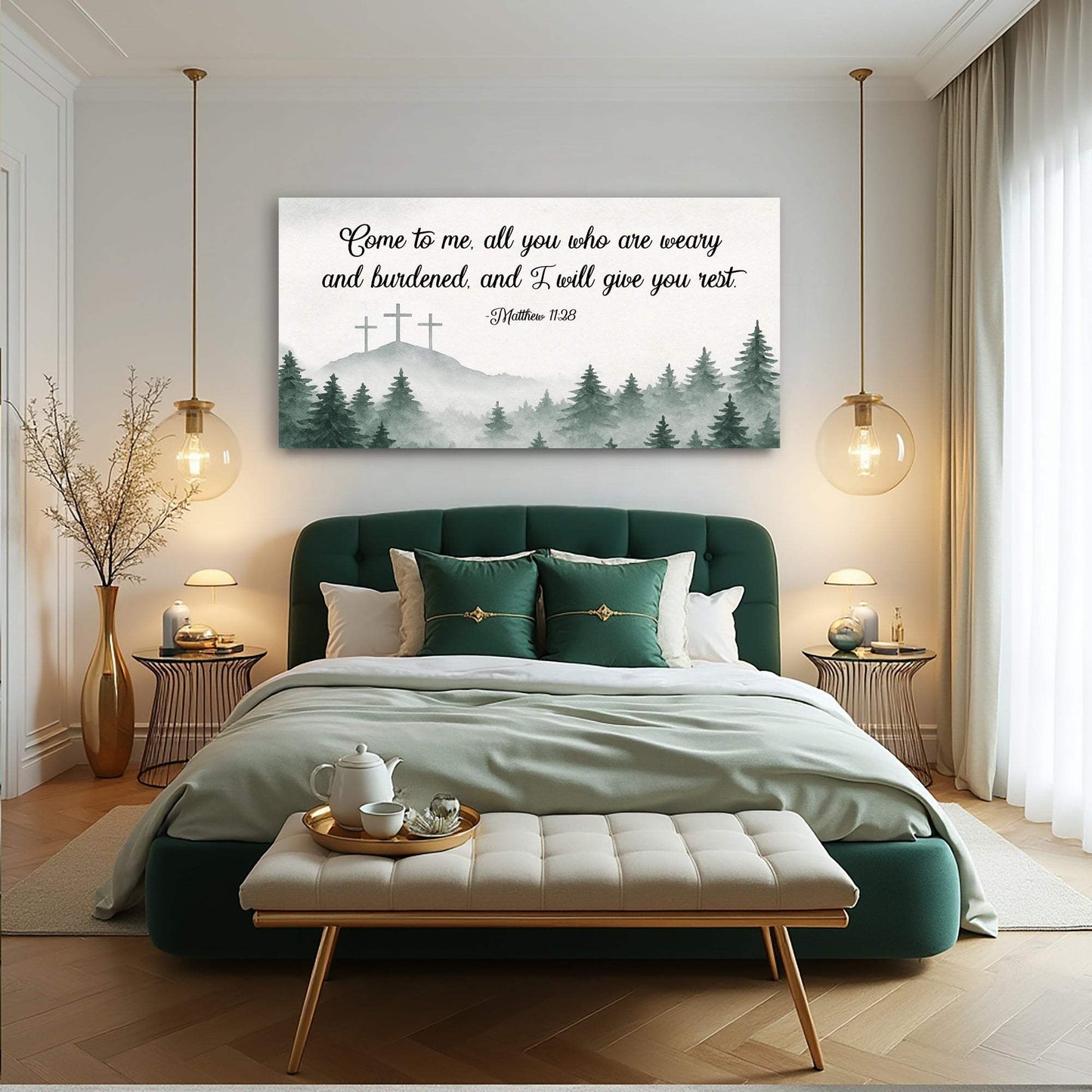 Come To Me - Matthew 11:28 Faith Sign II - Tailored Canvases - Flyclothing LLC