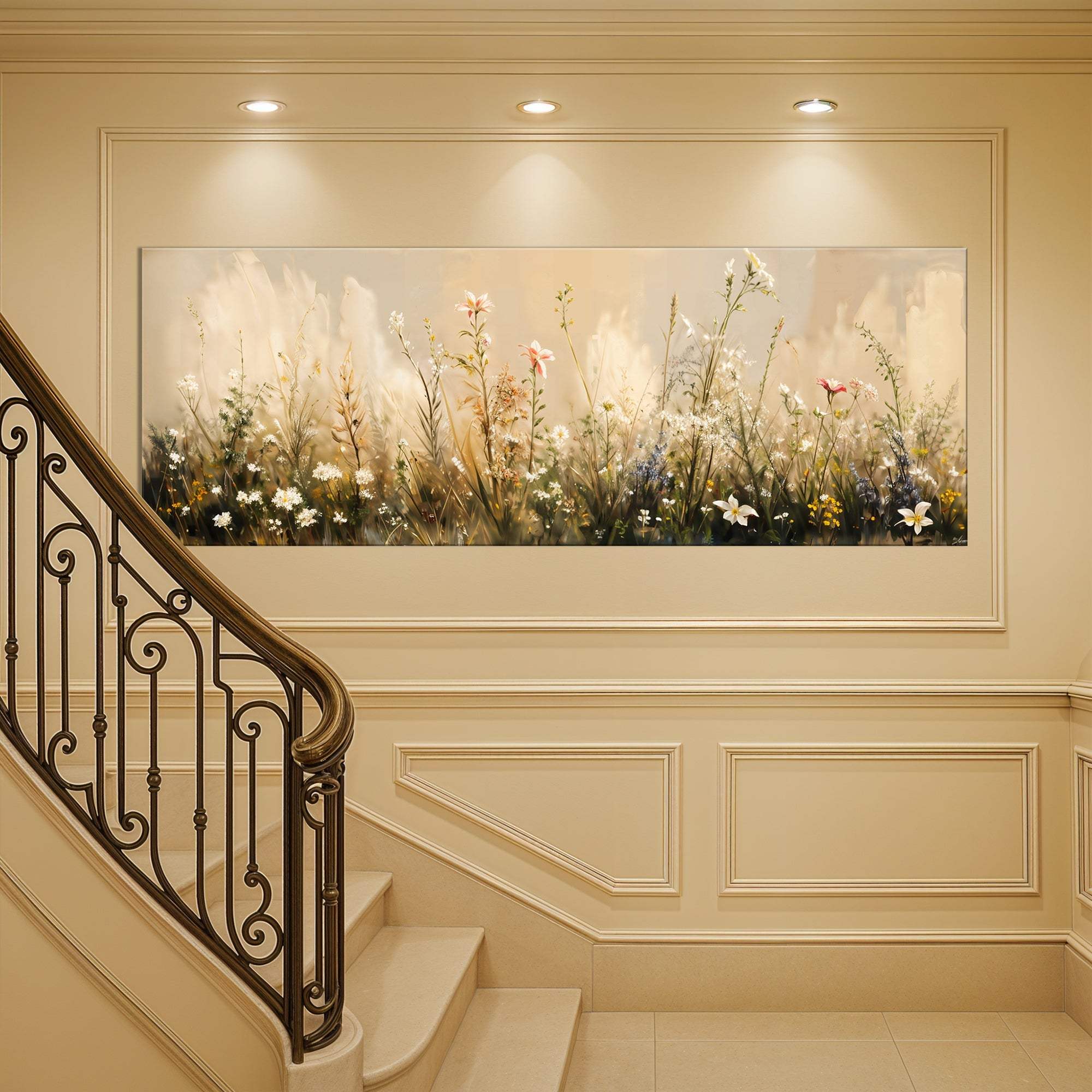 Flower Field Wall Art - Tailored Canvases - Flyclothing LLC