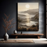 Misty Shores Coastal Impasto Wall Art - Tailored Canvases - Flyclothing LLC