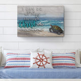I Can Do All Things Through Christ Faith Sign IV - Tailored Canvases - Flyclothing LLC