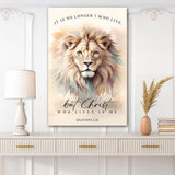 Galatians 2:20 - Christ Who Lives In Me Faith Sign - Tailored Canvases - Flyclothing LLC