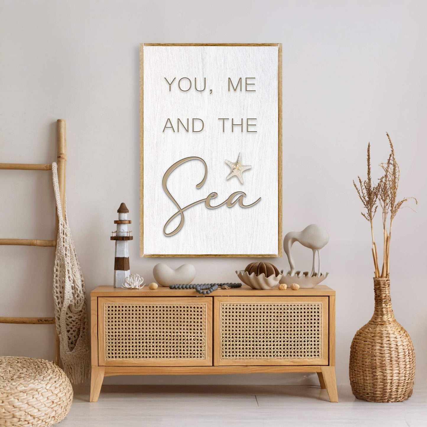 You Me and the Sea Coastal Sign V - Tailored Canvases - Flyclothing LLC