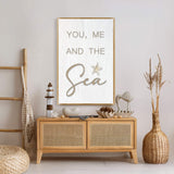 You Me and the Sea Coastal Sign V - Tailored Canvases - Flyclothing LLC