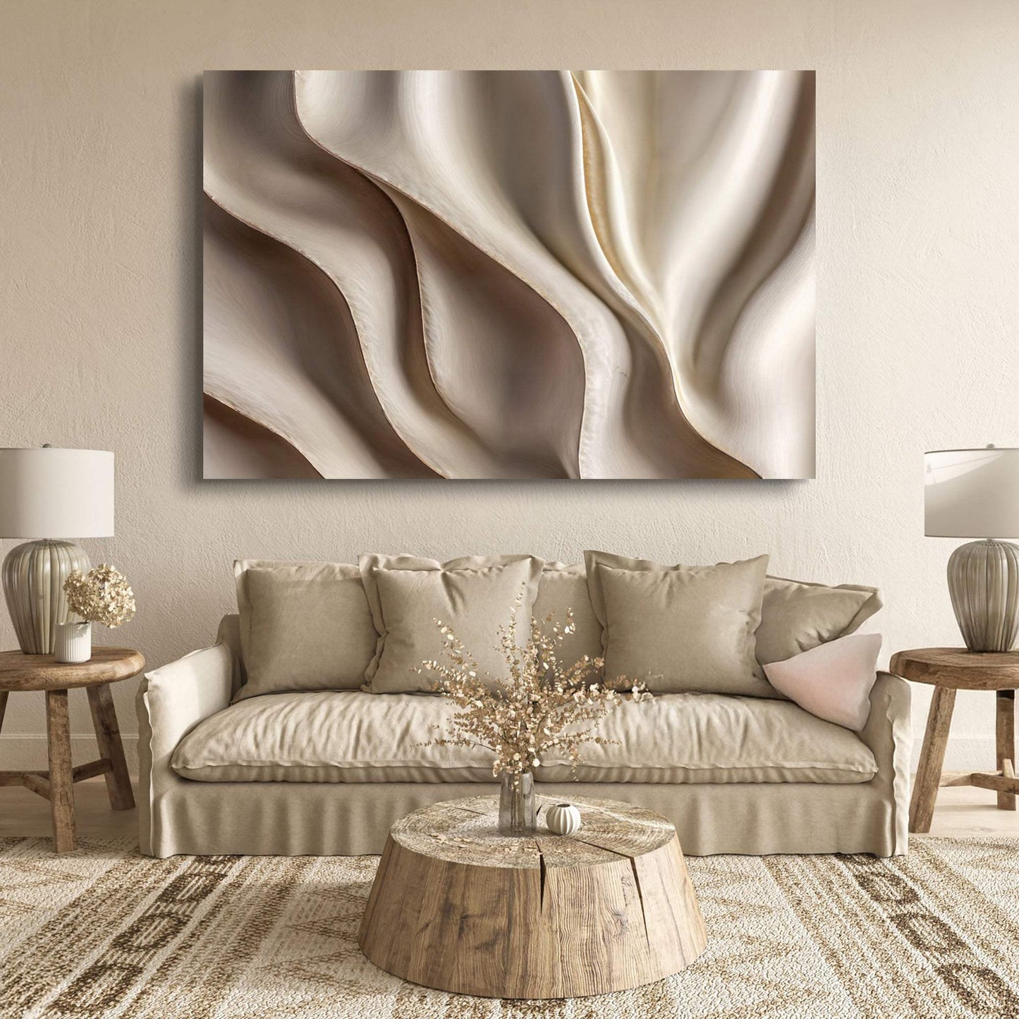Beyond the Surface – 3D Abstract Waves Wall Art - Tailored Canvases - Flyclothing LLC