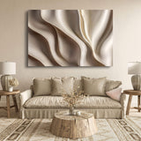Beyond the Surface – 3D Abstract Waves Wall Art - Tailored Canvases - Flyclothing LLC
