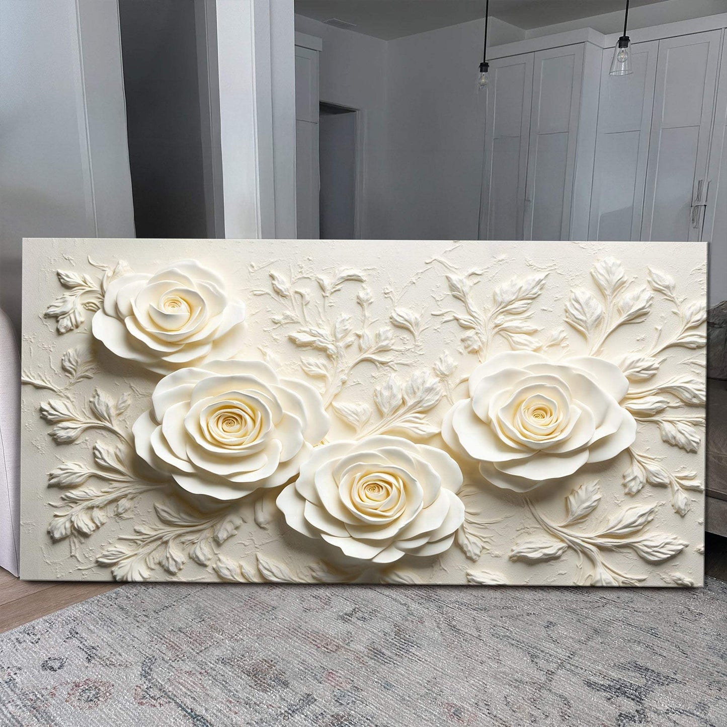 Floral Abstract Wall Art IV - Tailored Canvases - Flyclothing LLC