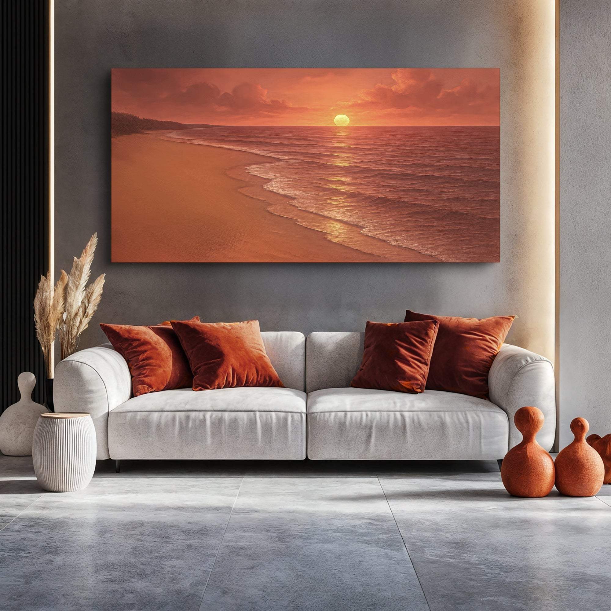 Beach Shoreline Coastal Wall Art VII - Tailored Canvases - Flyclothing LLC