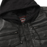 Nightstrike Men’s Motorcycle Leather Jacket - First Manufacturing Company - Flyclothing LLC
