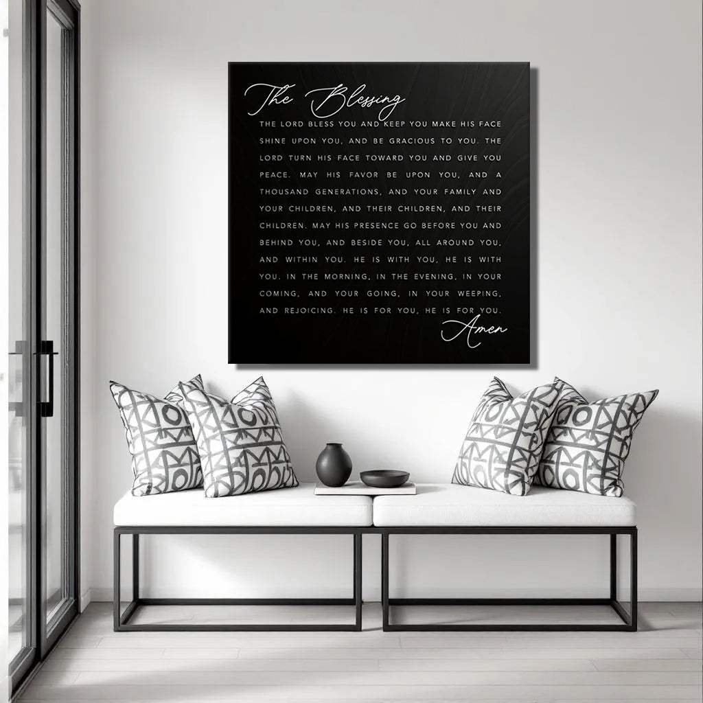 The Blessing Faith Sign III - Tailored Canvases - Flyclothing LLC