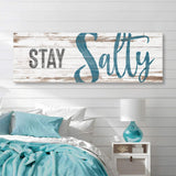 Stay Salty Coastal Sign VIII - Tailored Canvases - Flyclothing LLC