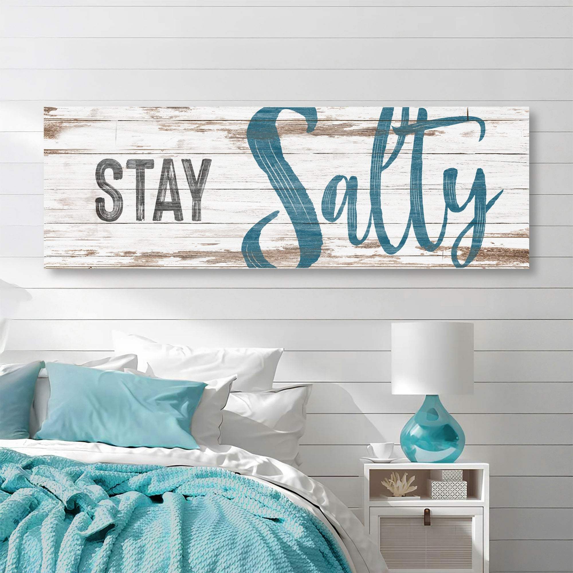 Stay Salty Coastal Sign VIII - Tailored Canvases - Flyclothing LLC
