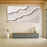 Ivory Abstract Wall Art II - Tailored Canvases - Flyclothing LLC