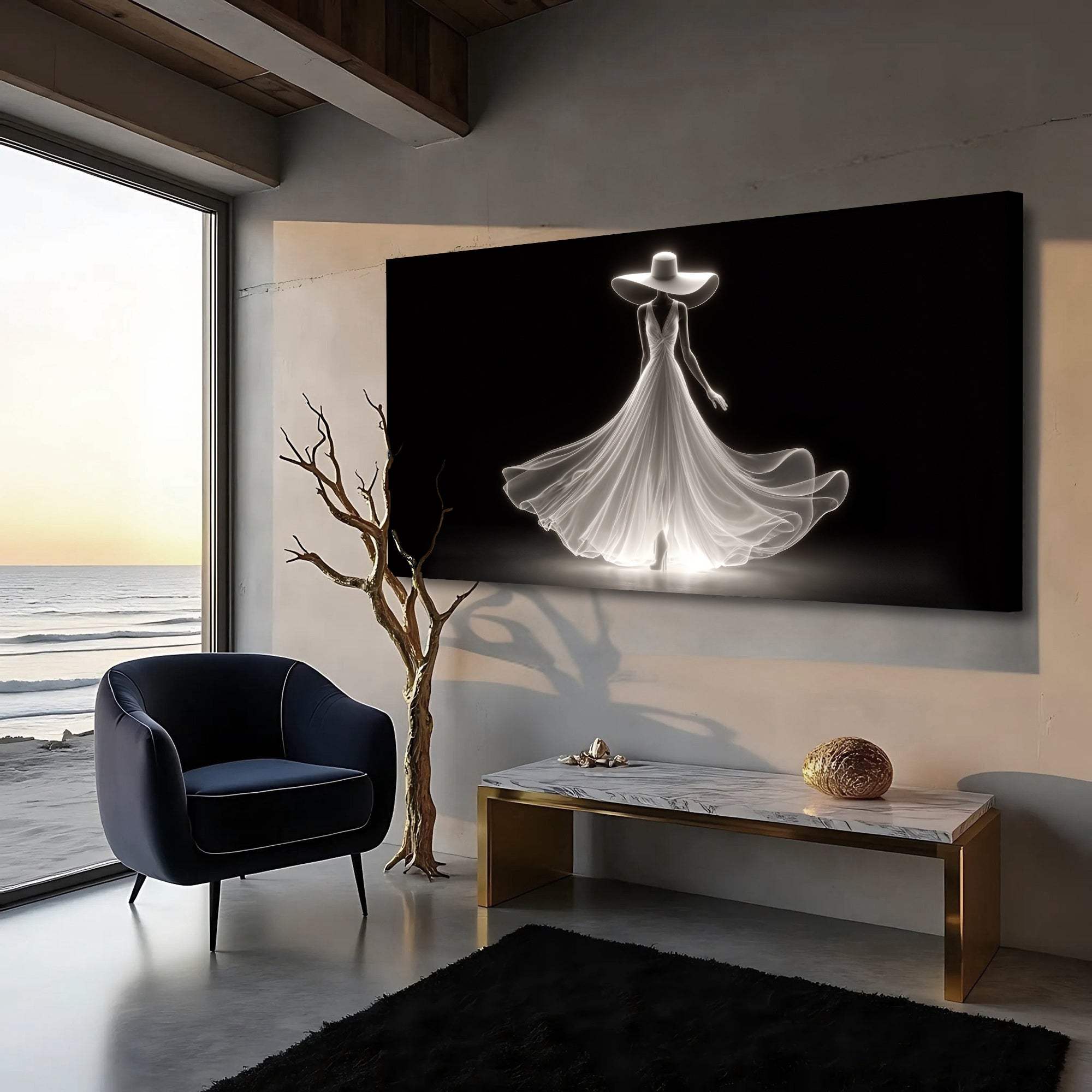 Modern Glam Fashion Wall Art - Tailored Canvases - Flyclothing LLC