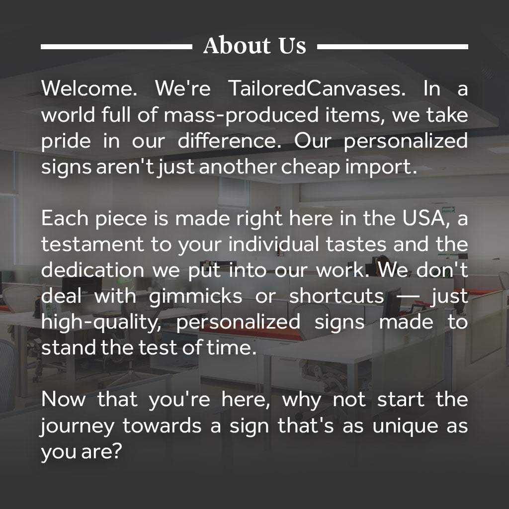 Cattle Ranch Sign - Tailored Canvases - Flyclothing LLC