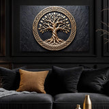 3D Celtic Tree of Life Wall Art V - Tailored Canvases - Flyclothing LLC