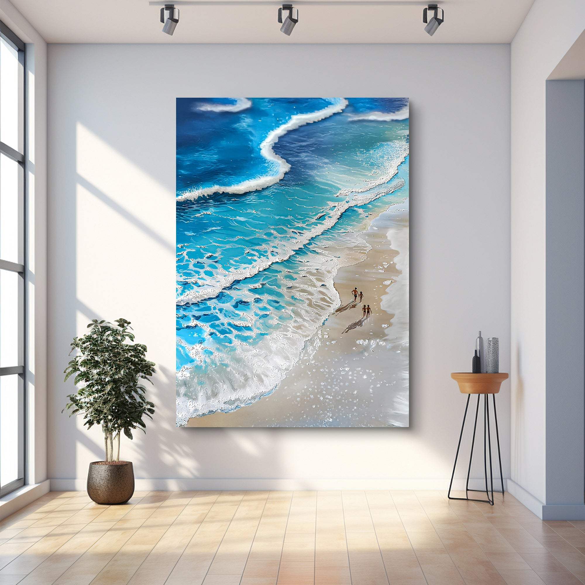 Beachfront Painting Coastal Wall Art III - Tailored Canvases - Flyclothing LLC