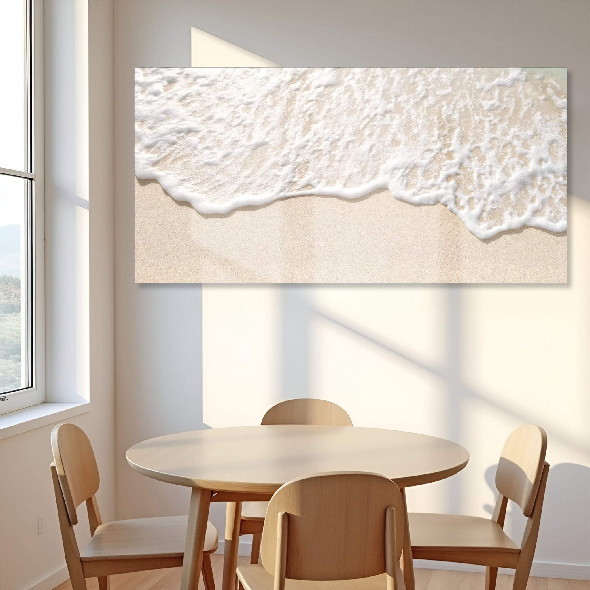 Sandy Waves Wall Art II - Tailored Canvases - Flyclothing LLC