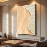 Beige Beach Coastal Wall Art - Tailored Canvases - Flyclothing LLC