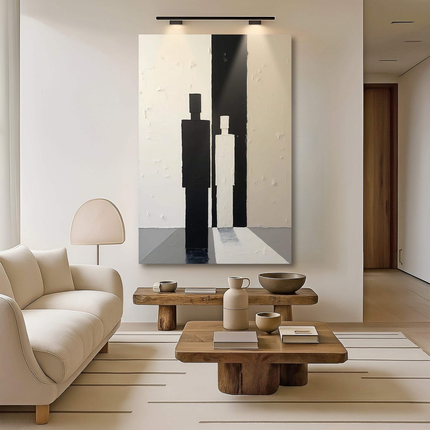 Contemporary Minimalist Abstract Wall Art - Tailored Canvases - Flyclothing LLC