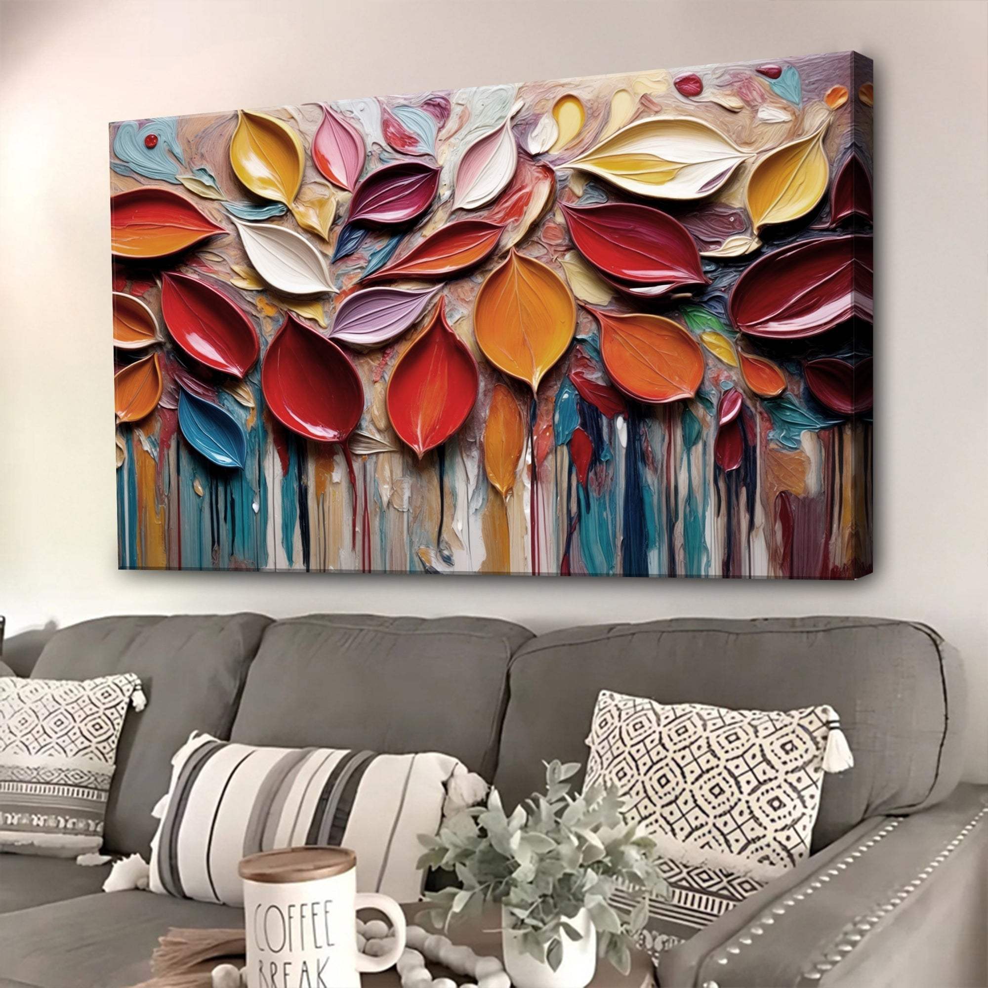 Autumn Rain Wall Art - Tailored Canvases - Flyclothing LLC