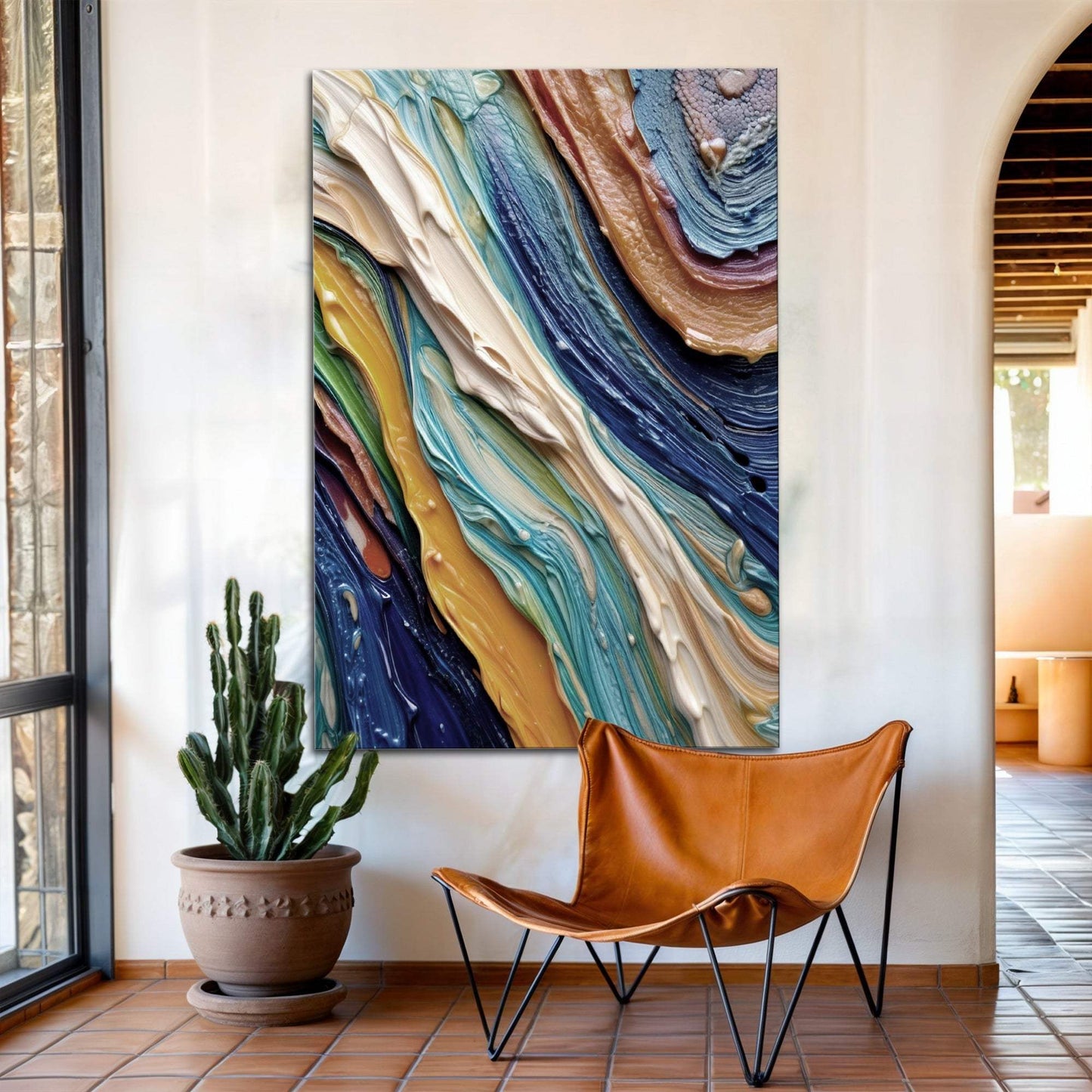 Ocean Waves Wall Art - Tailored Canvases - Flyclothing LLC