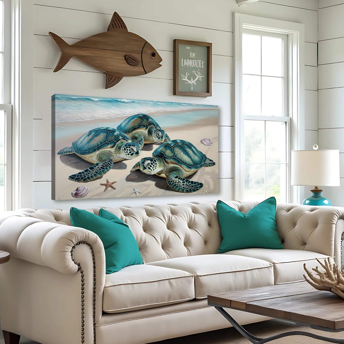 3D Coastal Wall Art III - Tailored Canvases - Flyclothing LLC