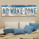 No Wake Zone Sign XIV - Tailored Canvases - Flyclothing LLC