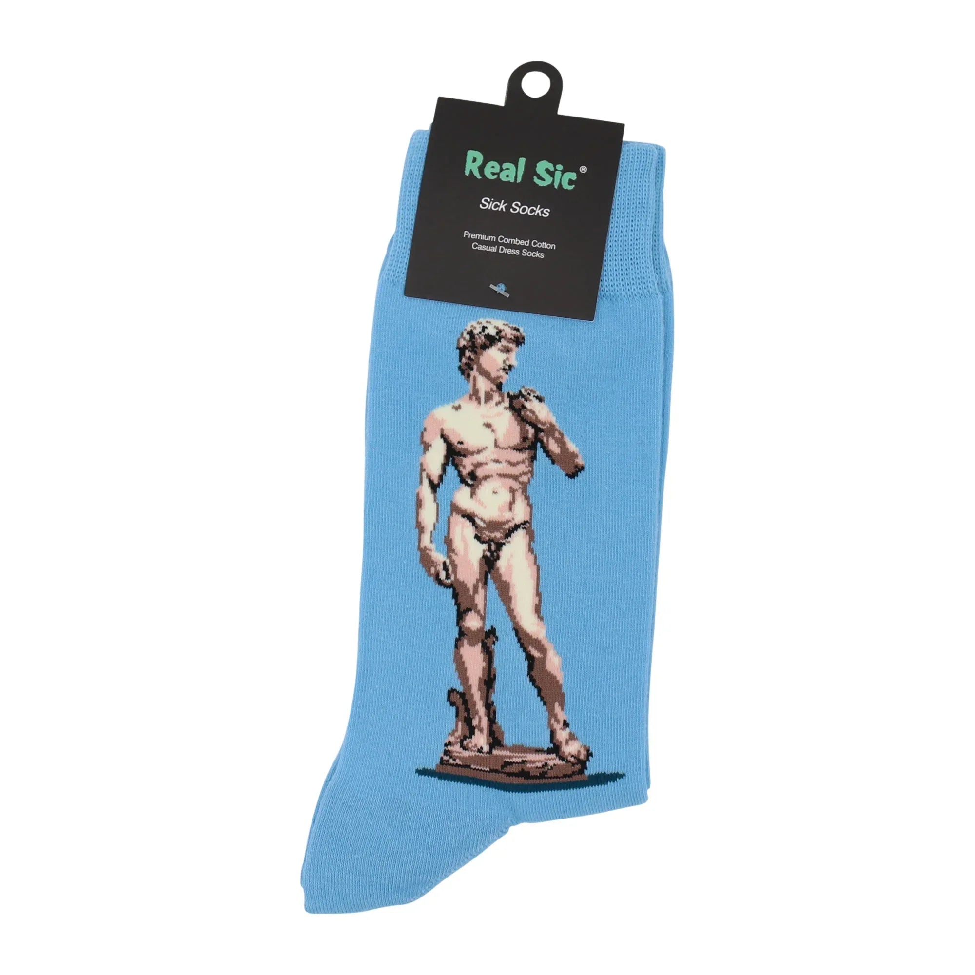 David (Michelangelo) Socks - Comfy Cotton for Men & Women - Real Sic - Flyclothing LLC
