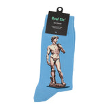 David (Michelangelo) Socks - Comfy Cotton for Men & Women - Real Sic - Flyclothing LLC