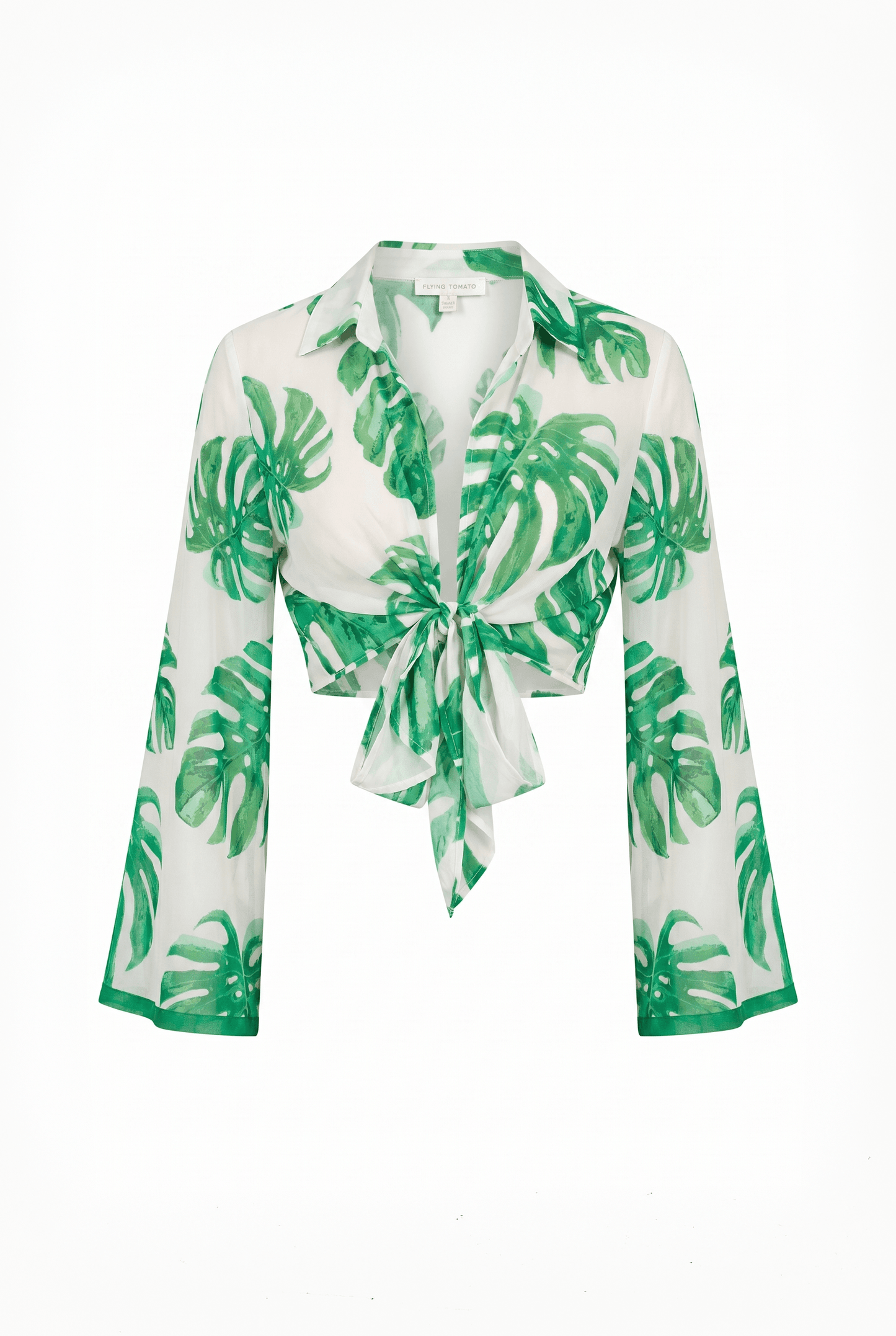 EYES ON PARADISE FLORAL WOVEN TOP - Flying Tomato - Flyclothing LLC