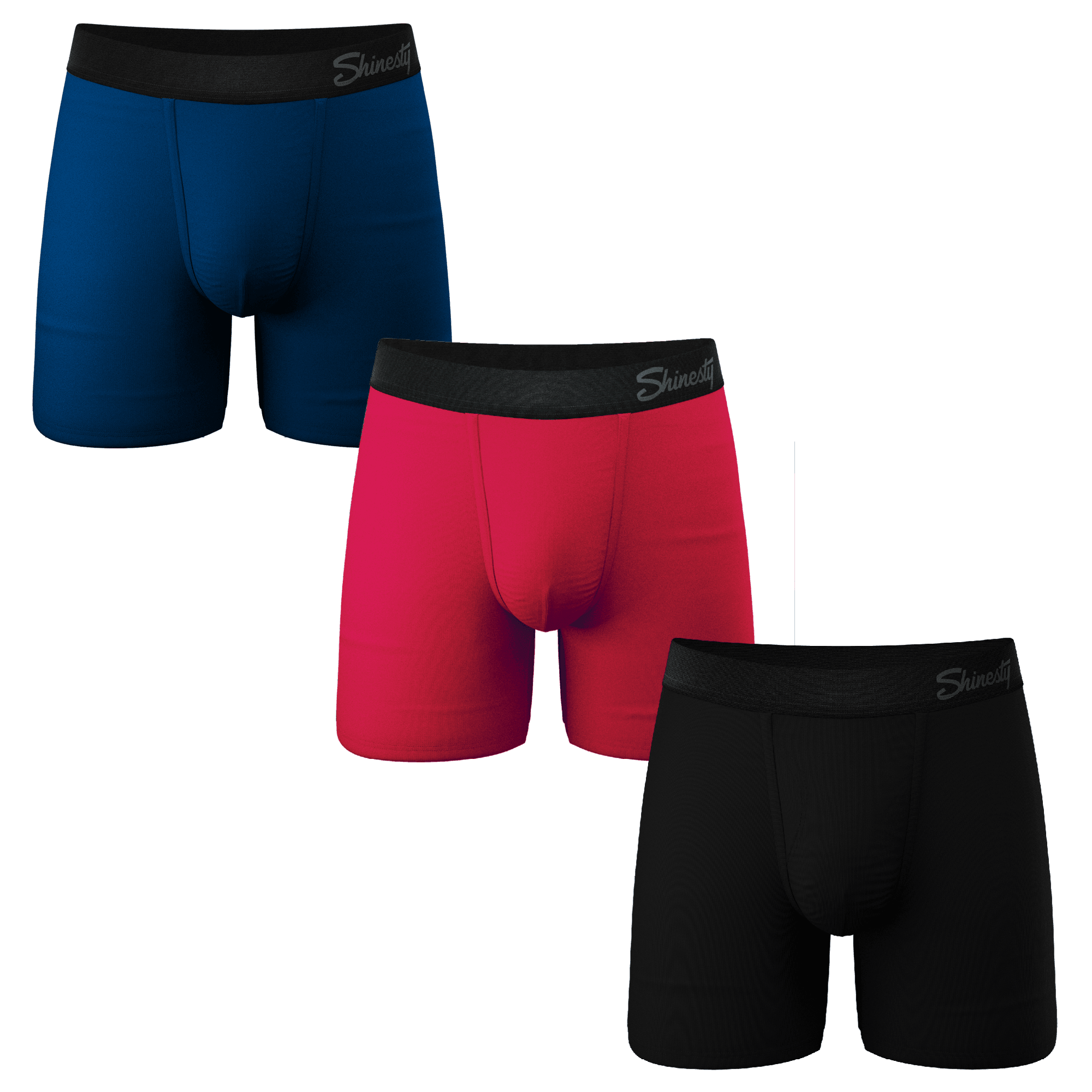 The 3 Legged Race | Solid Ball Hammock® Boxer Brief 3 Pack - Shinesty