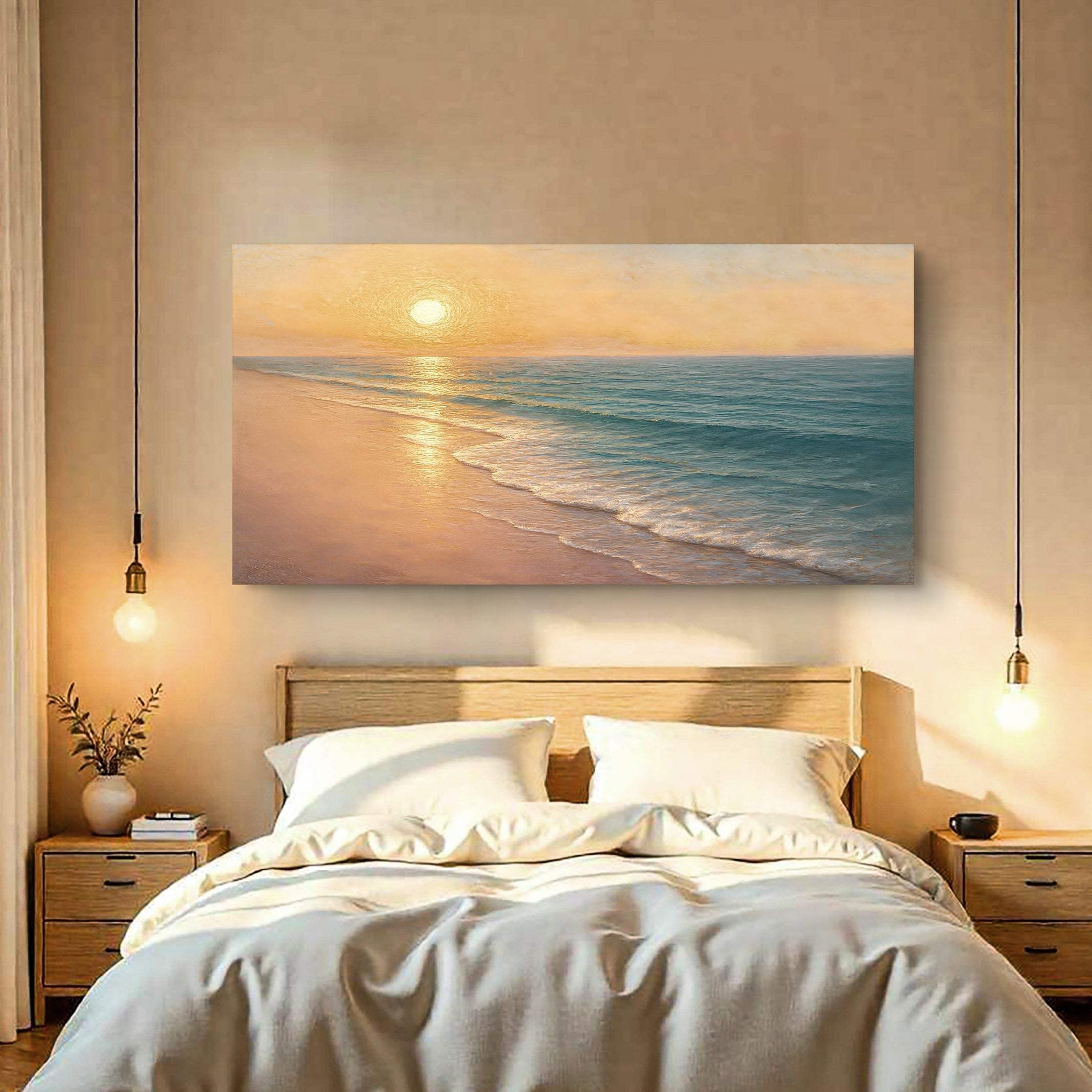 Beach Shoreline Coastal Wall Art IV - Tailored Canvases - Flyclothing LLC