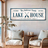 Personalized Lake House Sign IV - Tailored Canvases - Flyclothing LLC