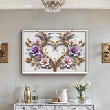 3D Hummingbirds Wall Art V - Tailored Canvases - Flyclothing LLC