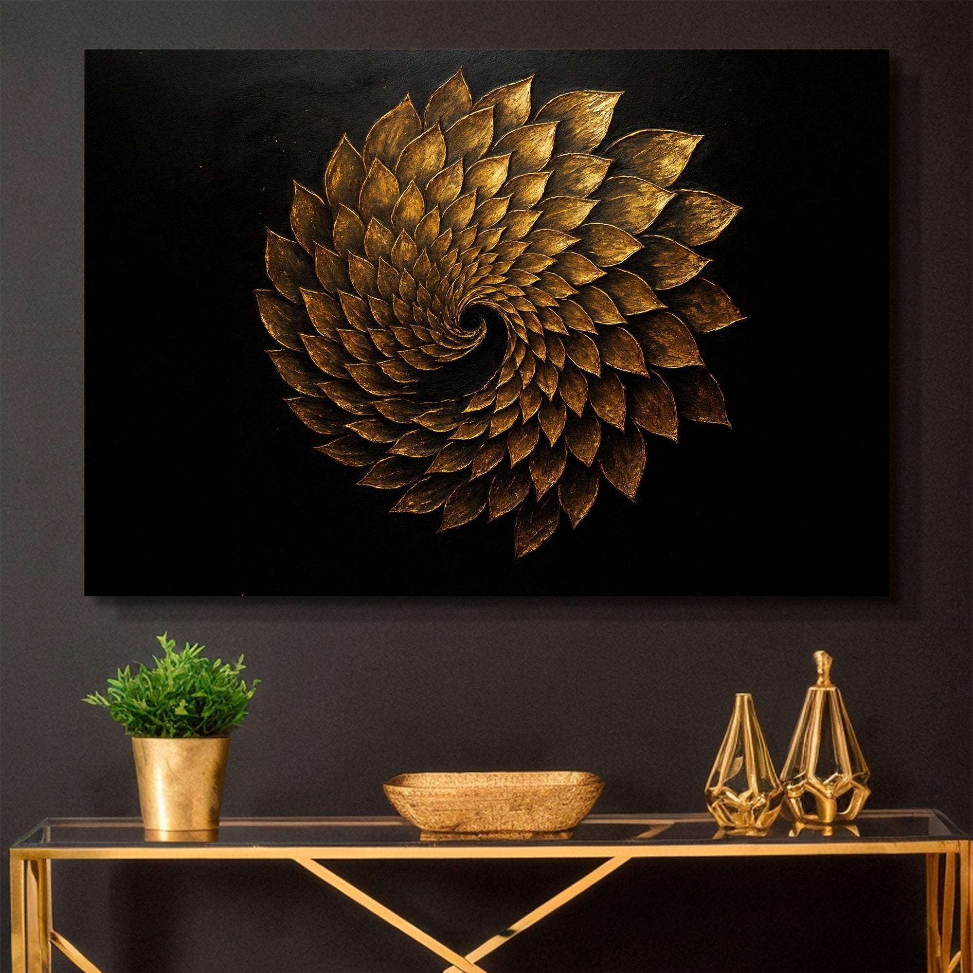 Winged Harmony Abstract Wall Art - Tailored Canvases - Flyclothing LLC