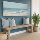 Serene Ocean Wave Coastal Wall Art VIII - Tailored Canvases - Flyclothing LLC