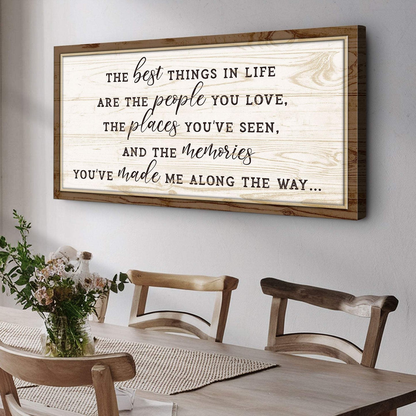 The Best Things In Life Sign VI - Tailored Canvases - Flyclothing LLC