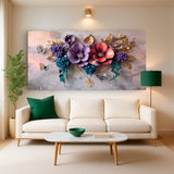 Floral Symphony Wall Art - Tailored Canvases - Flyclothing LLC