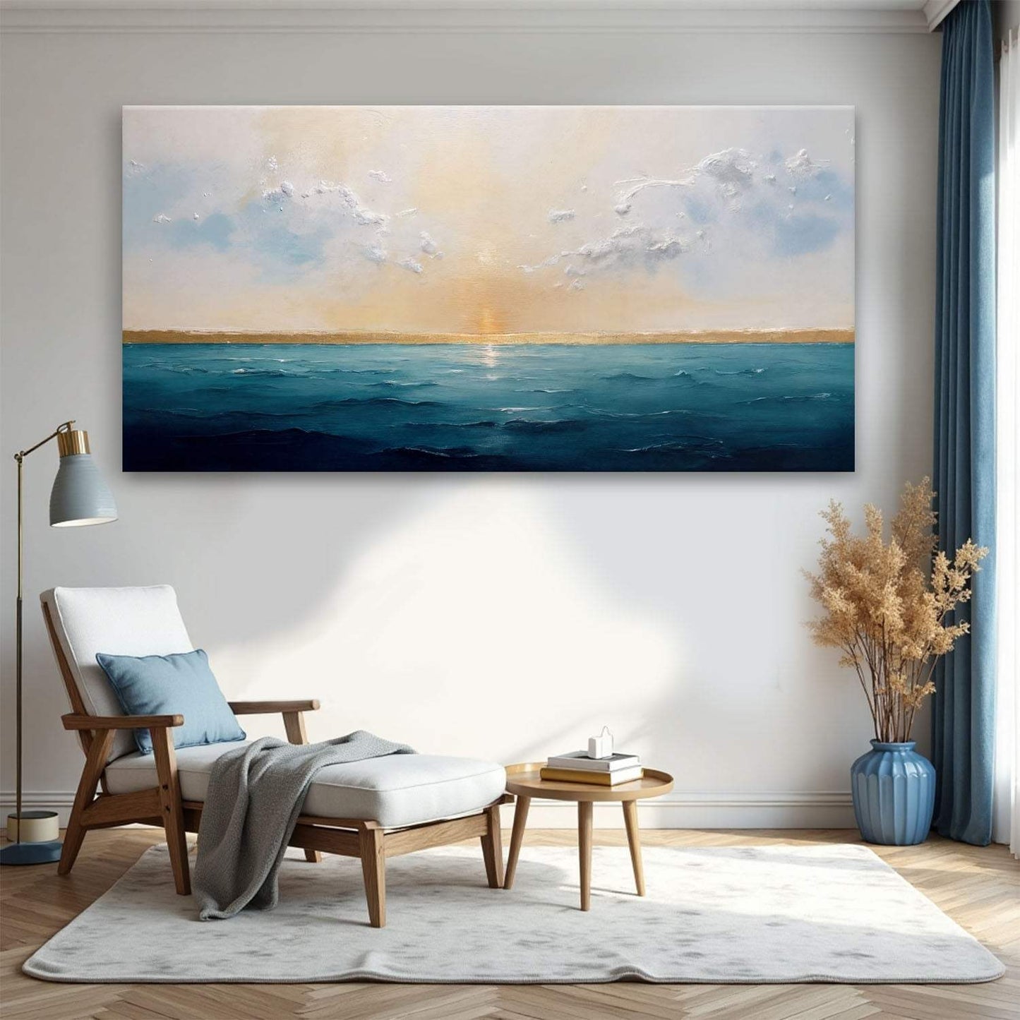 Waterscape Abstract Wall Art VI - Tailored Canvases - Flyclothing LLC