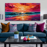 Coastal Sunset Wall Art - Tailored Canvases - Flyclothing LLC