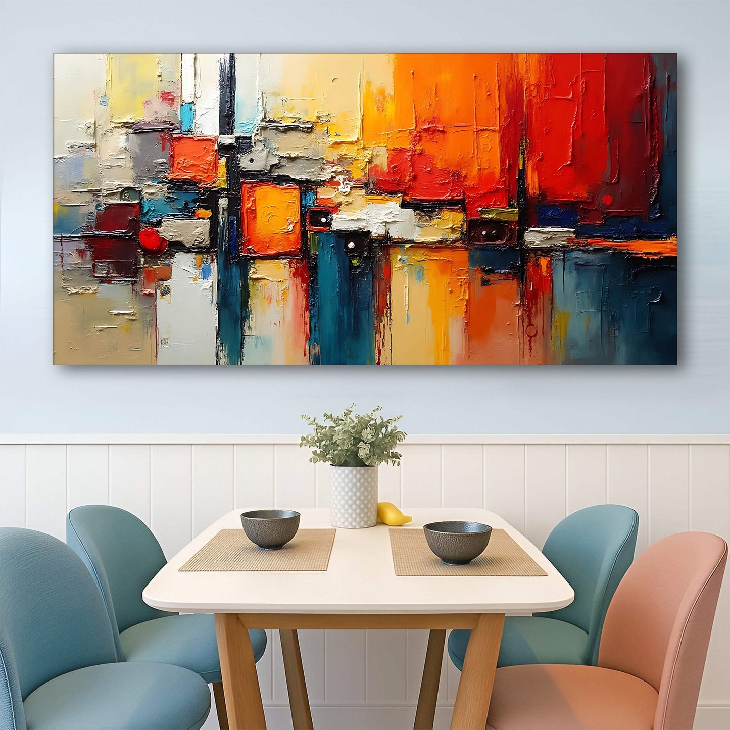 Colorful Abstract Wall Art II - Tailored Canvases - Flyclothing LLC