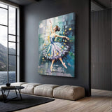 Ballerina Abstract Wall Art - Tailored Canvases - Flyclothing LLC