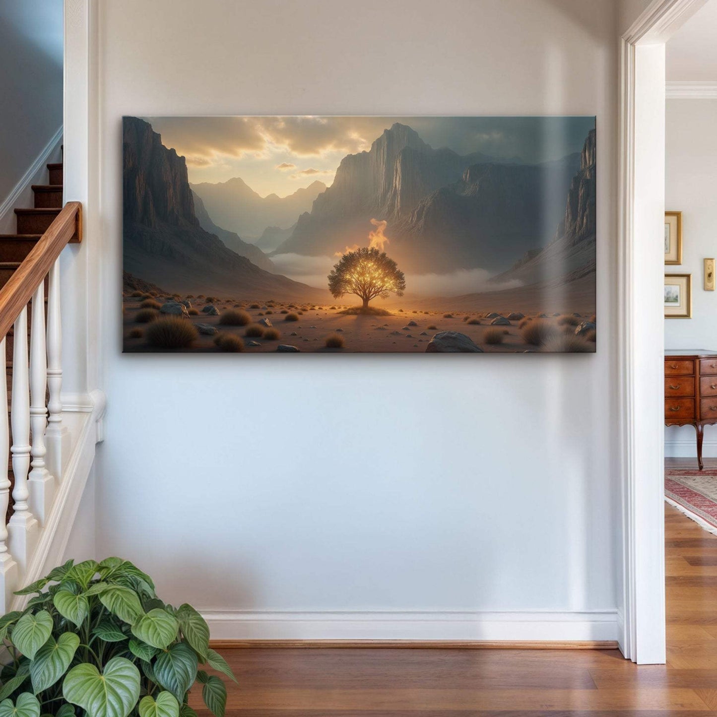 Burning Bush - Faith Wall Art XII - Tailored Canvases - Flyclothing LLC