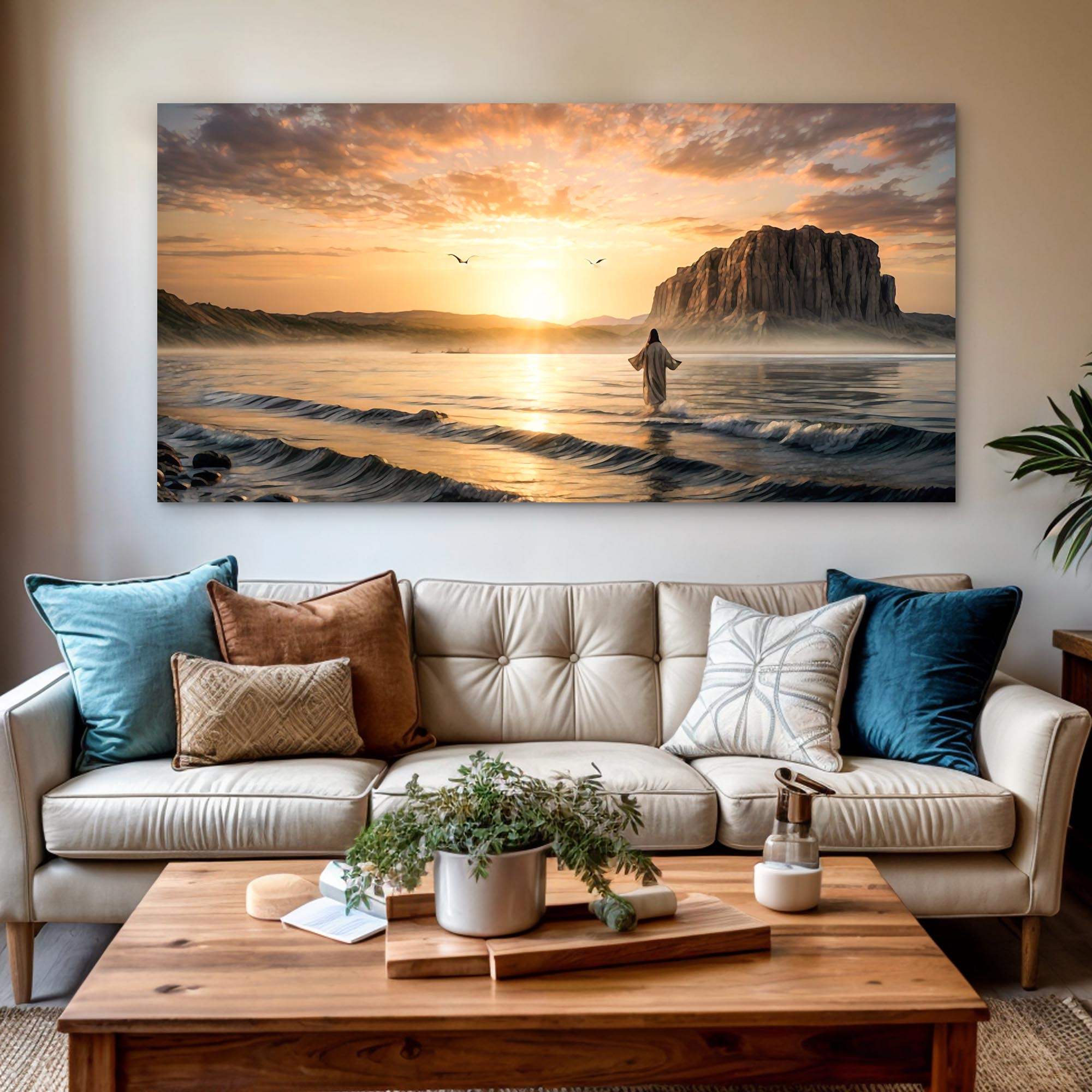 Walking on Water - Faith Wall Art X - Tailored Canvases - Flyclothing LLC