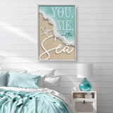 You Me and the Sea Coastal Sign VI - Tailored Canvases - Flyclothing LLC