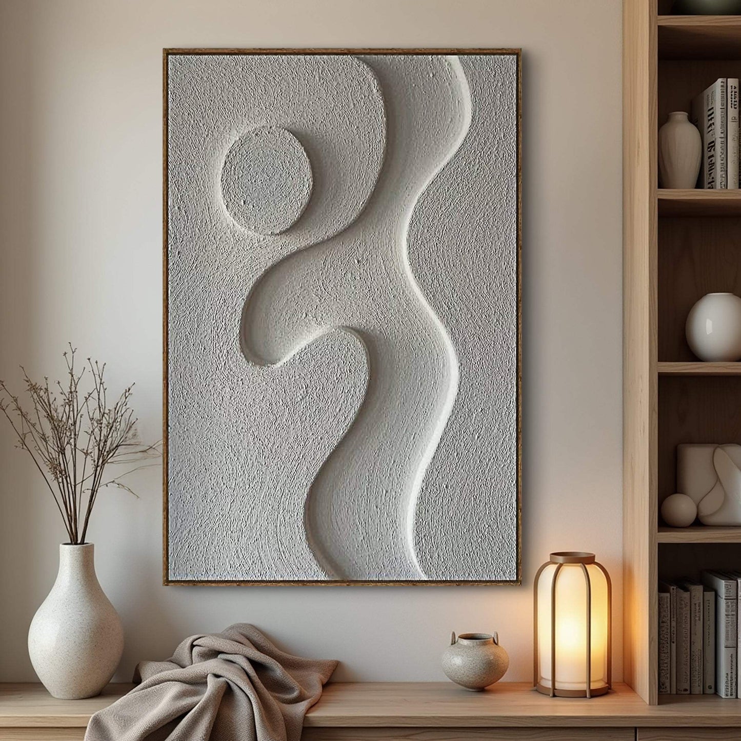 Midcentury Curves Wall Art - Tailored Canvases - Flyclothing LLC