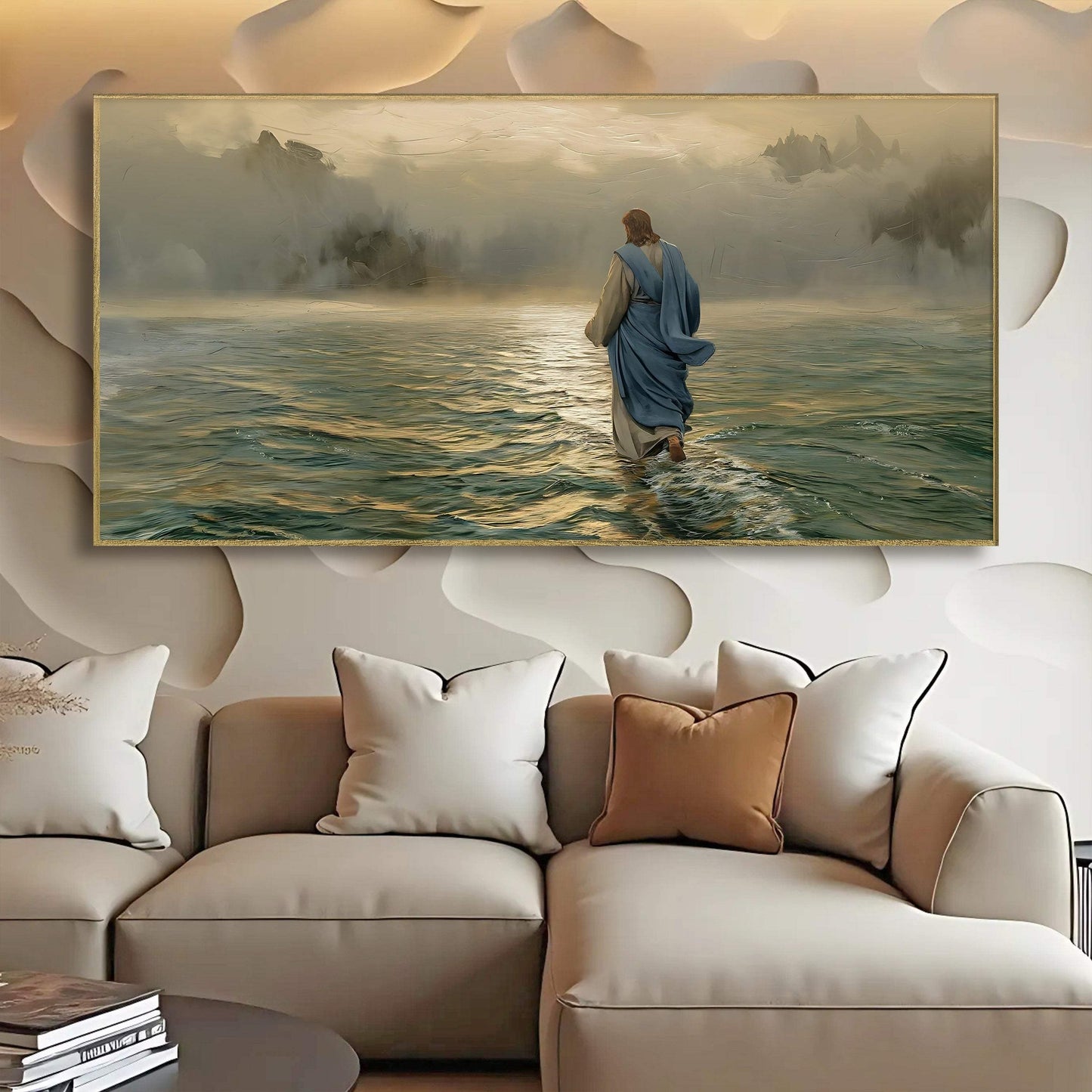 Walking on Water - Faith Wall Art VI - Tailored Canvases - Flyclothing LLC