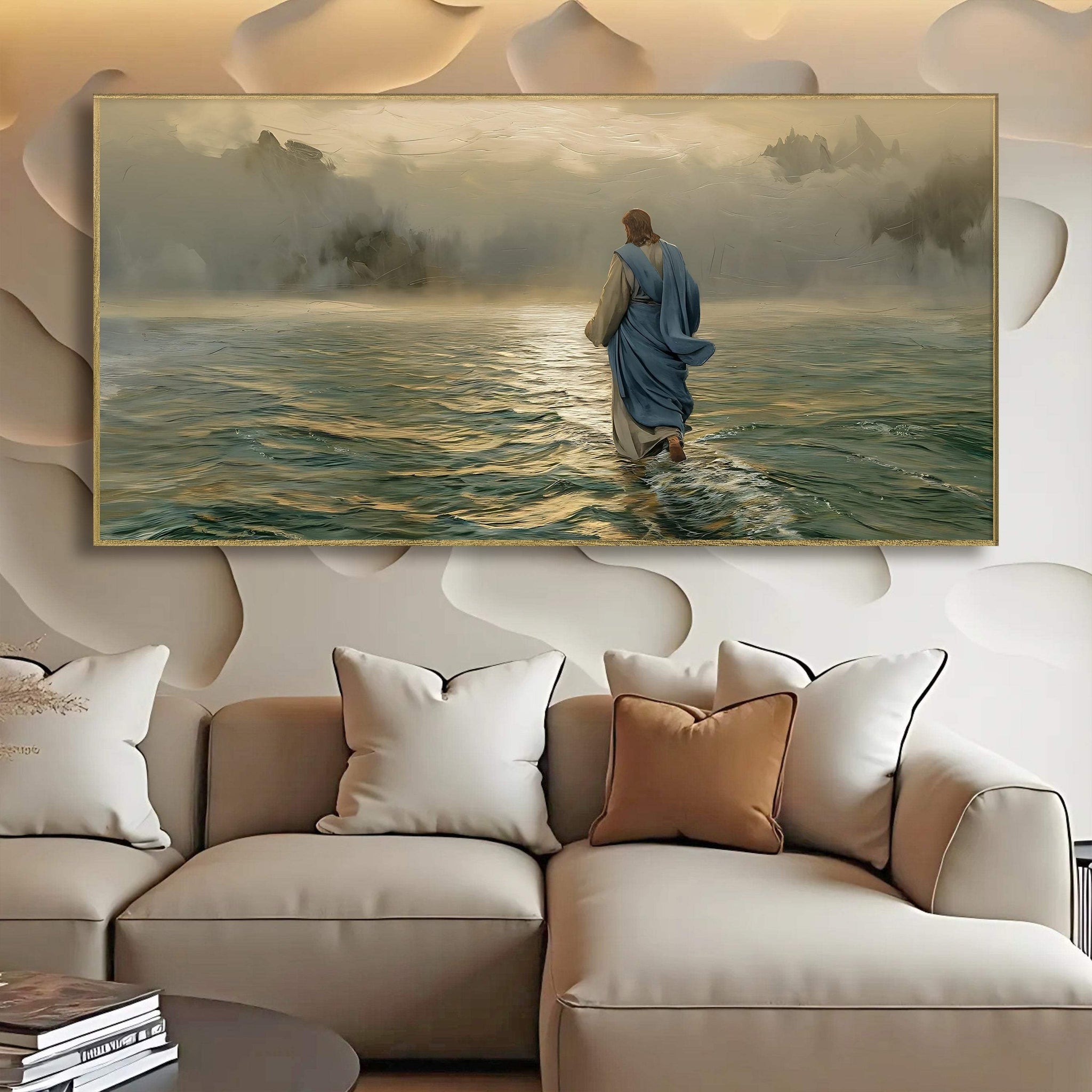 Walking on Water - Faith Wall Art VI - Tailored Canvases - Flyclothing LLC